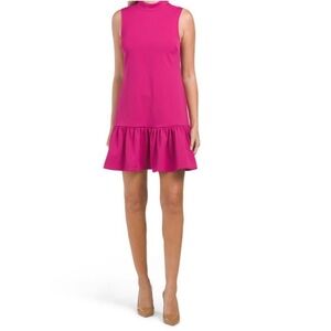 Trina Turk Mock Neck Sleeveless Dress